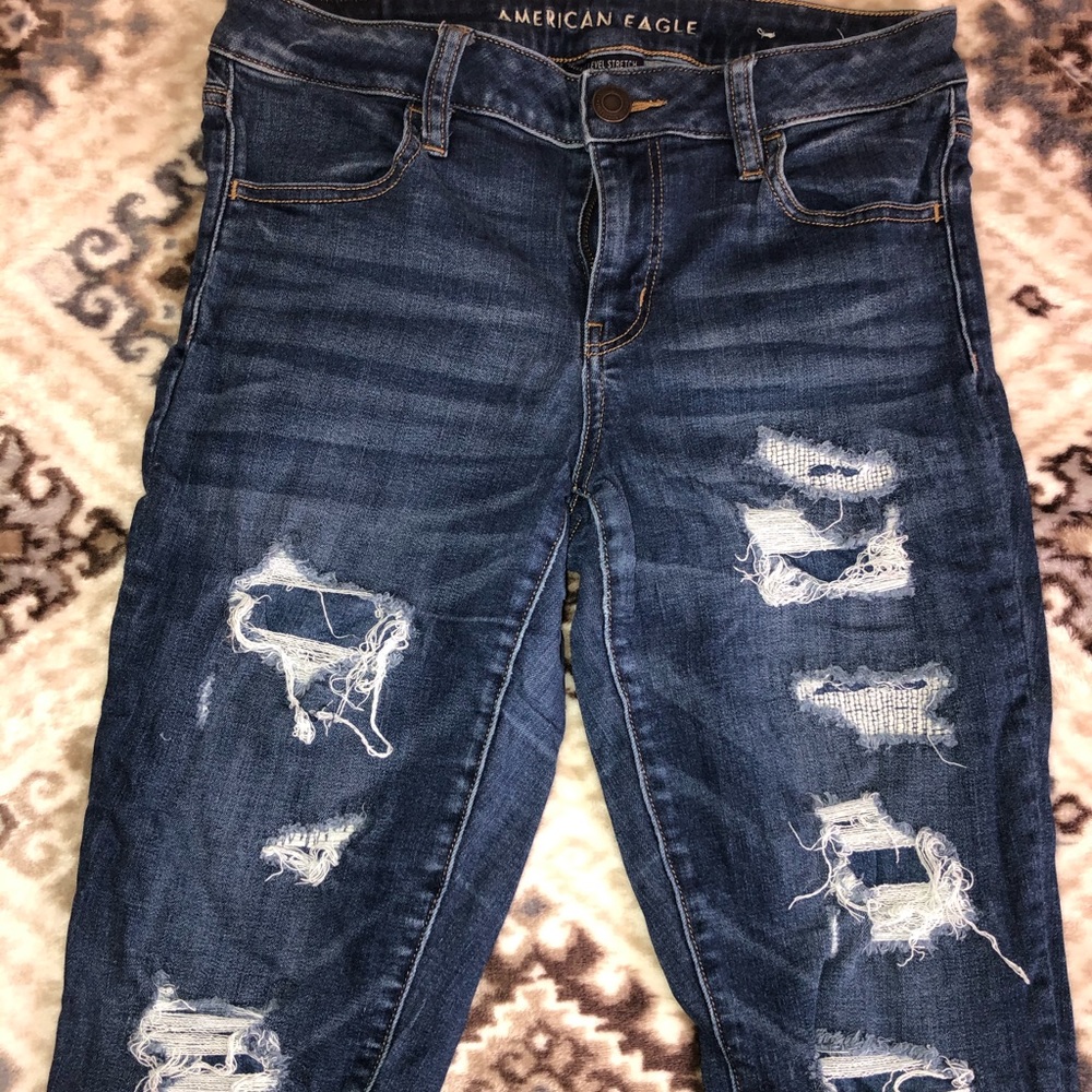 Hole patch jeans